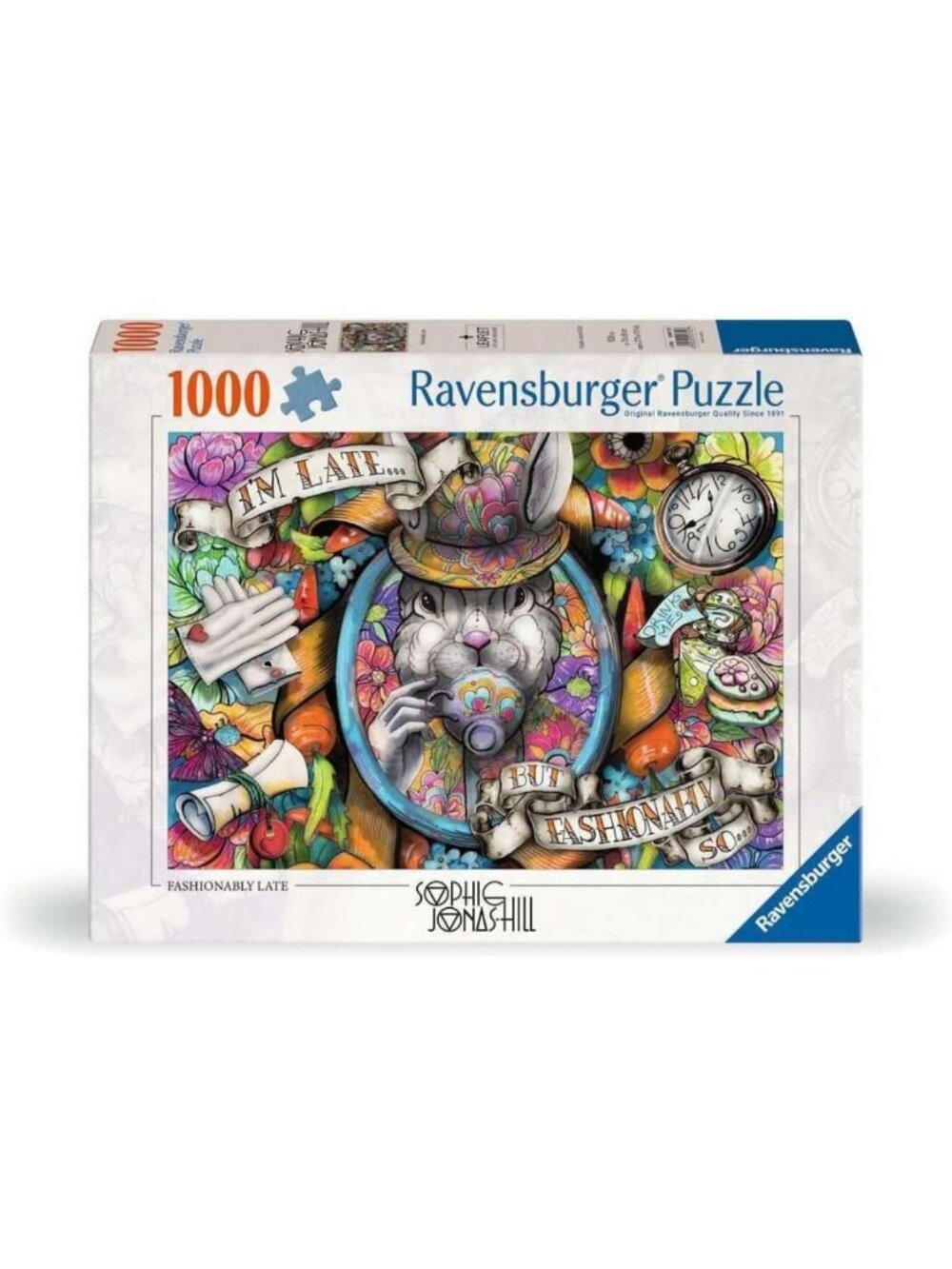 Fashionably Late 1000 Piece Adult Puzzle - Fun & Challenging Home Activity